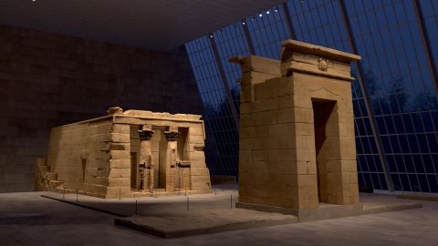 The Met Unframed platform lets users get an up-close look at some of the museum's famous pieces, including the ancient Egyptian Temple of Dendur. 