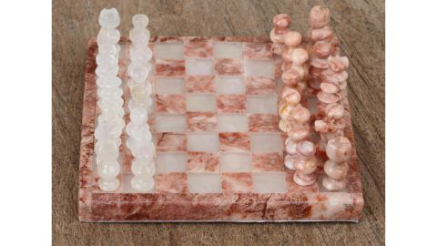 Arlmont & Co Yasmine Challenge Onyx and Marble Chess