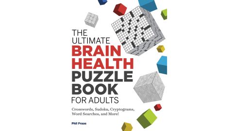 'The Ultimate Brain Health Puzzle Book for Adults: Crosswords, Sudoku, Cryptograms, Word Searches and More' by Phil Fraas