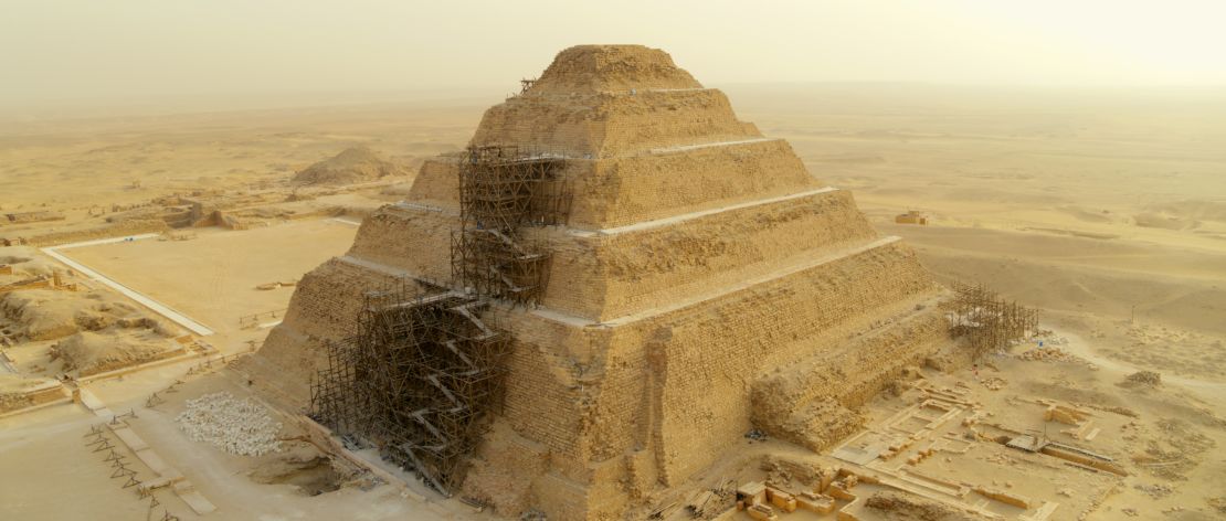 A still image from documentary "Secrets of the Saqqara Tomb."