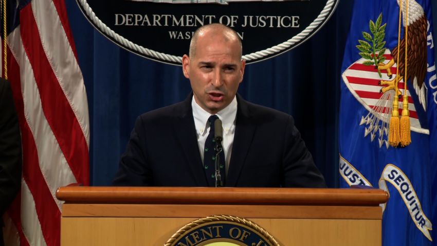 Acting U.S. Attorney Michael Sherwin for the District of Columbia speaks at a press conference on Tuesday, January 12.