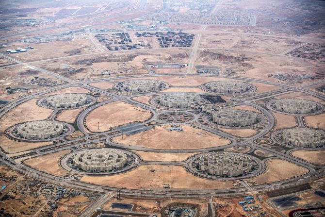 Just 28 miles (45 kilometers) east of Cairo, Egypt is constructing a New Administrative Capital. The <a  target="_blank" target="_blank">$58 billion</a> project, started in 2015, is designed to be a hub for government and the finance industry. Egypt hopes to entice some of the 20 million residents of its current capital, Cairo, to relocate to the new city, where there is space for 6.5 million people.<br /><br />The city will feature numerous skyscrapers, including <a  target="_blank" target="_blank">Africa's soon-to-be tallest building</a>, the Iconic Tower. Recently, a <a  target="_blank" target="_blank">$4 billion, 100-kilometer monorail</a> project, connecting Cairo and the new city, was announced. <br />
