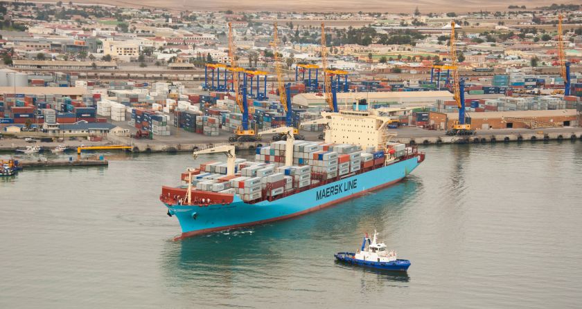 <strong>Namibia reclaims 40 hectares for new port terminal -- </strong>As Namibia's<a href="index.php?page=&url=https%3A%2F%2Fwww.namport.com.na%2Fports%2Fwelcome-to-the-port-of-walvis-bay%2F522%2F" target="_blank" target="_blank"> largest commercial port</a>, Walvis Bay processes five million tons of cargo every year. A <a href="index.php?page=&url=https%3A%2F%2Fwww.afdb.org%2Fen%2Fsuccess-stories%2Fnamibia-walvis-bay-port-now-regional-logistic-hub-new-container-terminal-fully-operational-37779" target="_blank" target="_blank">$300 million</a>, five-year project has seen the port more than double its capacity for container units and reduce waiting times for ships. Its new container terminal, built on 40 hectares of reclaimed land, was announced to be fully operational in September 2020. 