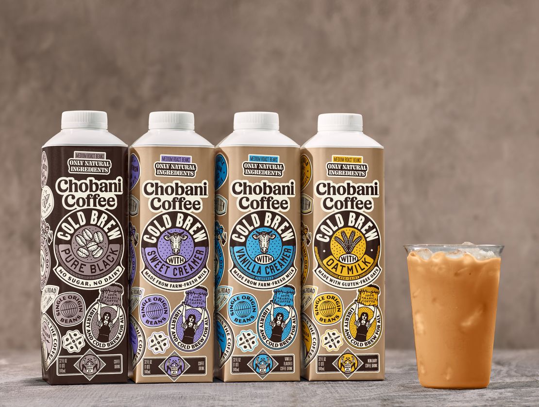 Chobani's ready-to-drink cold brew comes in four flavors. 