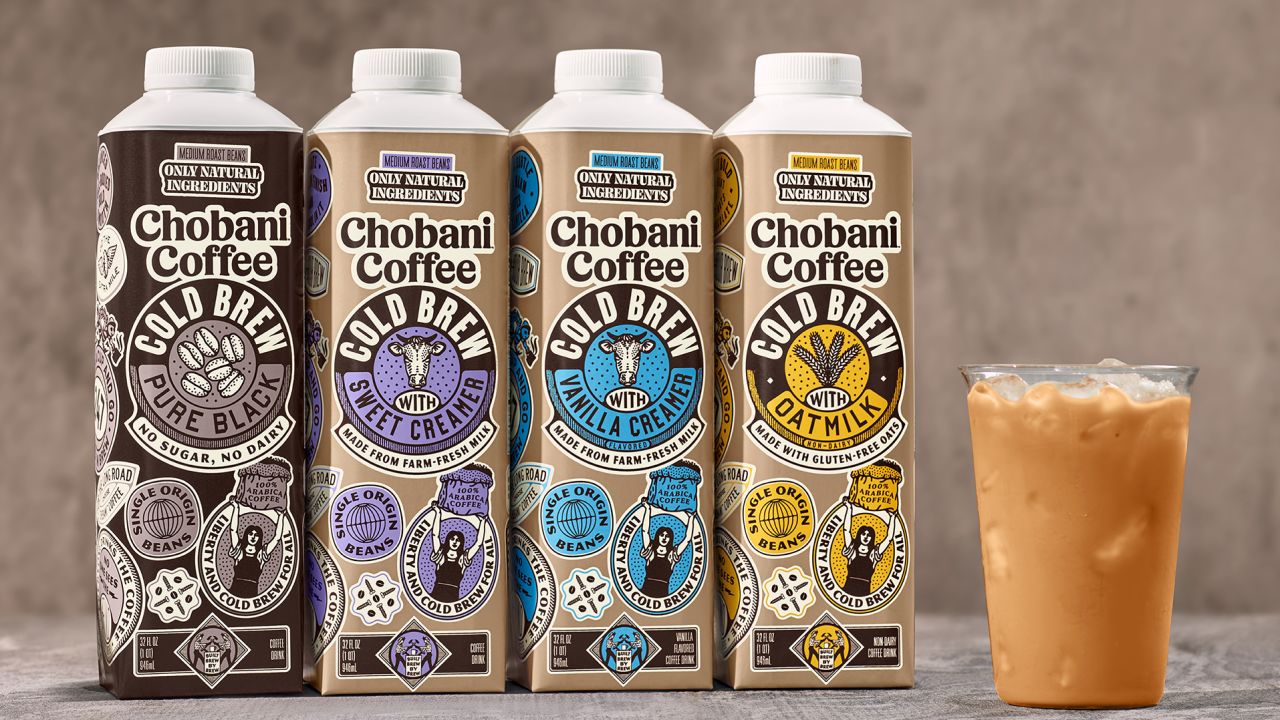 Chobani's ready-to-drink cold brew comes in four flavors.