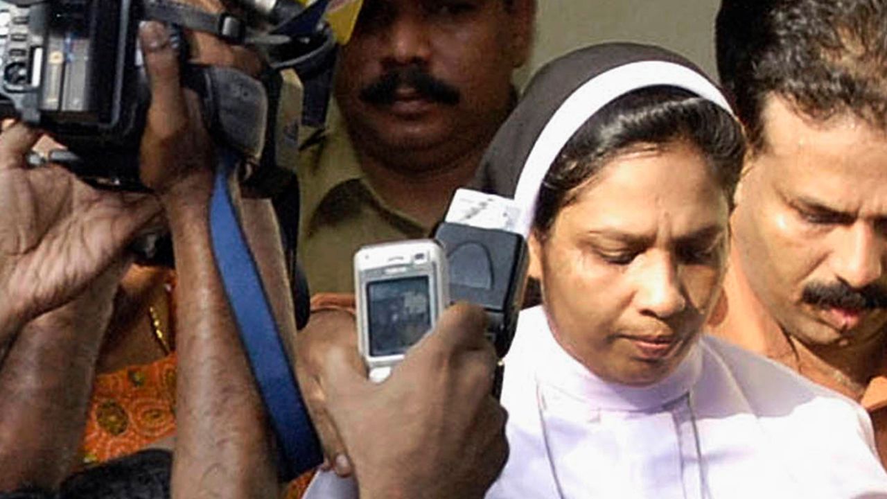 Sister Sephy walks into court after her arrest on murder charges in 2008.