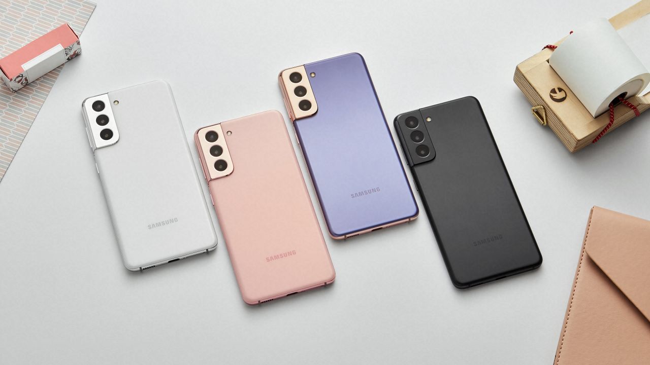 Samsung's Galaxy S21 and S21+ come in array of colors.