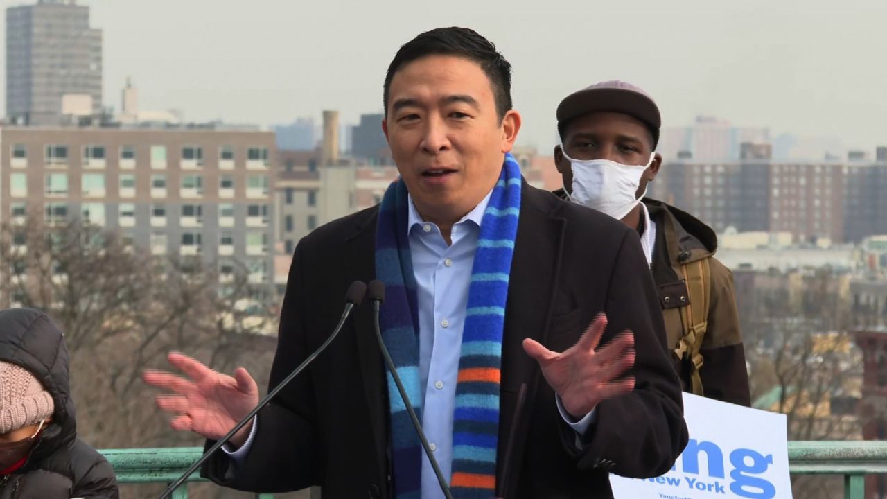 Andrew Yang NYC mayor announcement SCREENGRAB