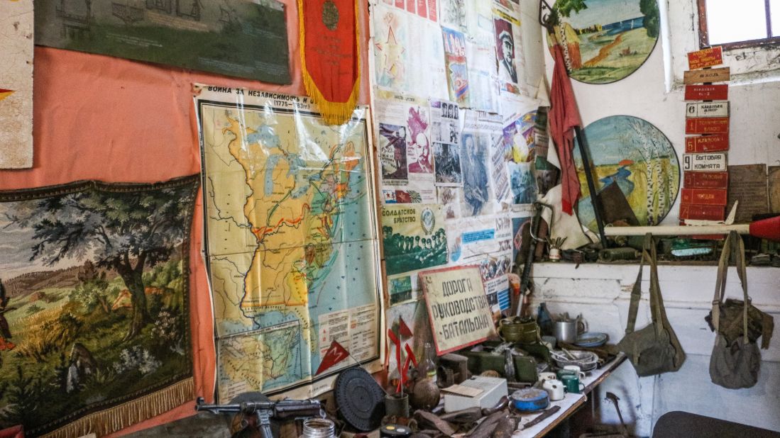 <strong>Museum display: </strong>Artifacts from the Soviet occupation of Borne Sulinowo are on display in a small museum run by Wiesław Bartoszek. ''There was only one road leading there, one railway track ending up in the mysterious town behind electrified fences," he says.