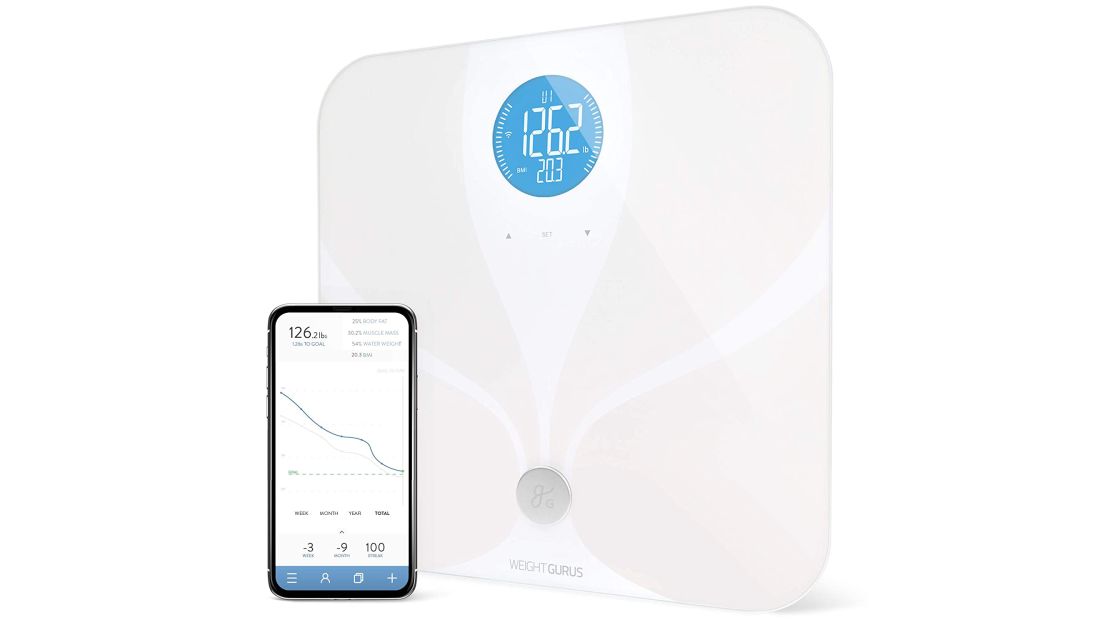 Qardio - x Smart WiFi Scale and Full Body Composition - Black