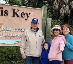 Rebecca Smith (far right) is shown with her parents, Murray and Toby Simon, and her 5-year-old son Daniel Smith.