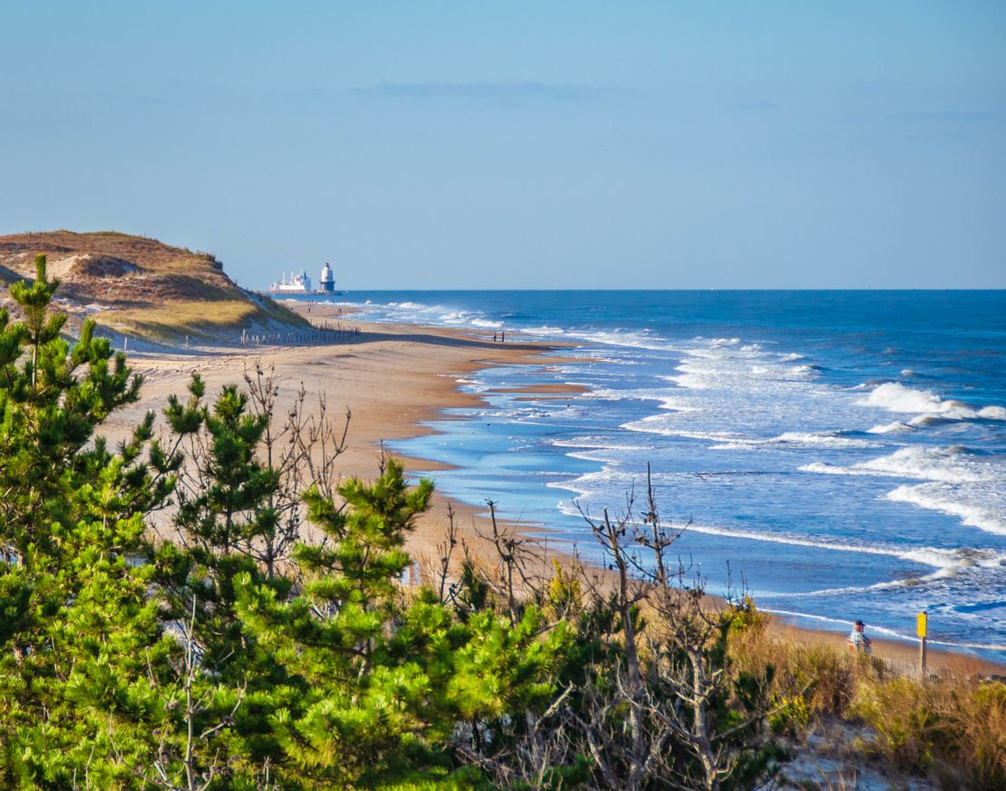 Cape Henlopen State Park offers amazing views of the coastline.