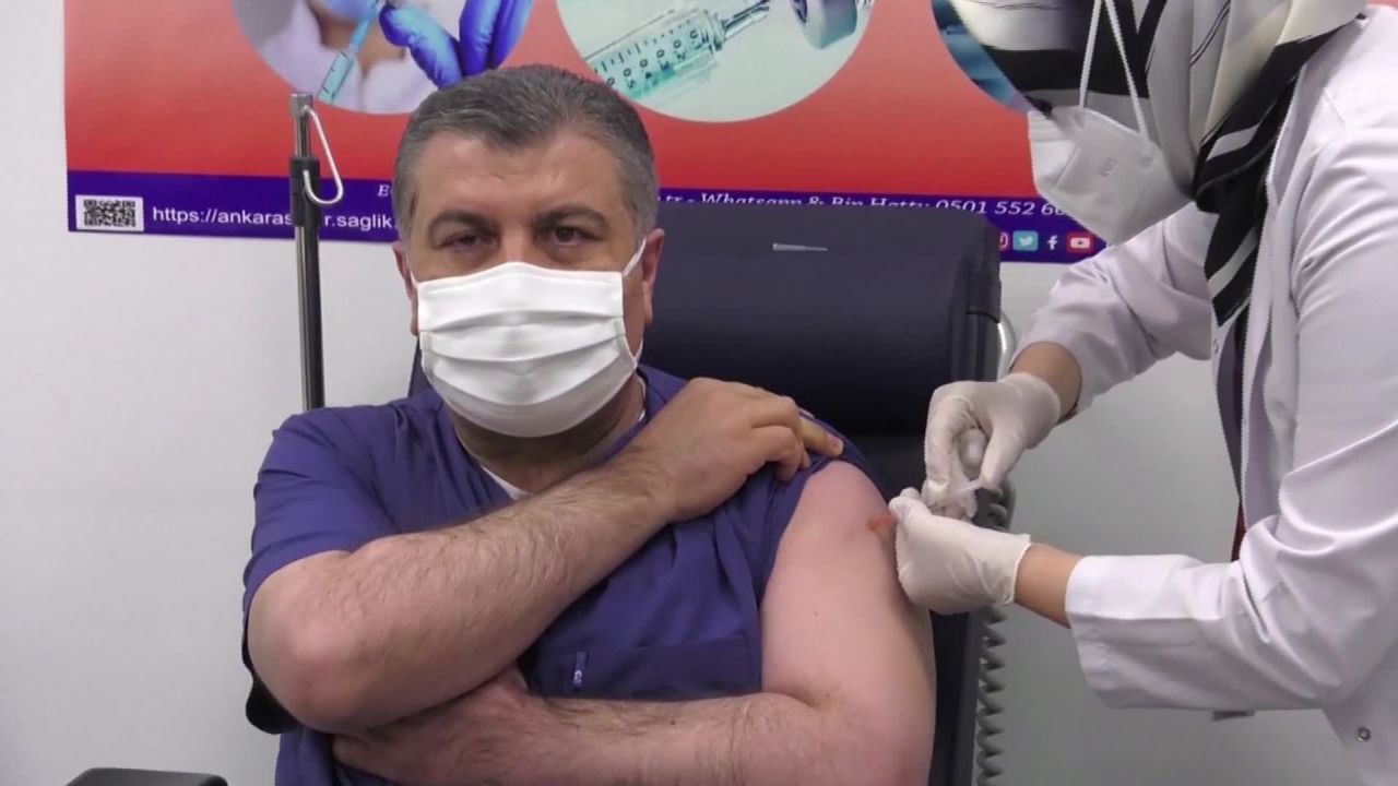 screengrab Turkey Sinovac vaccine rollout