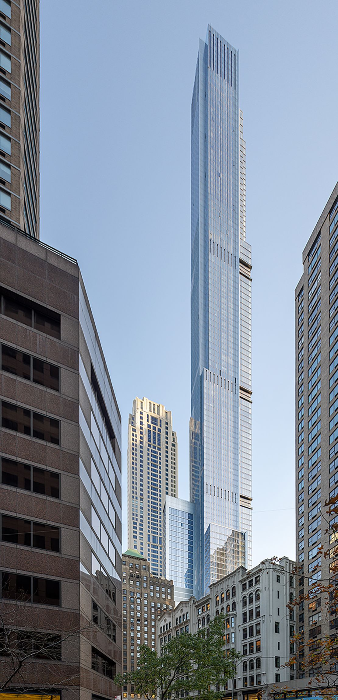 Last year's tallest new building, the 1,550-foot Central Park Tower in New York.