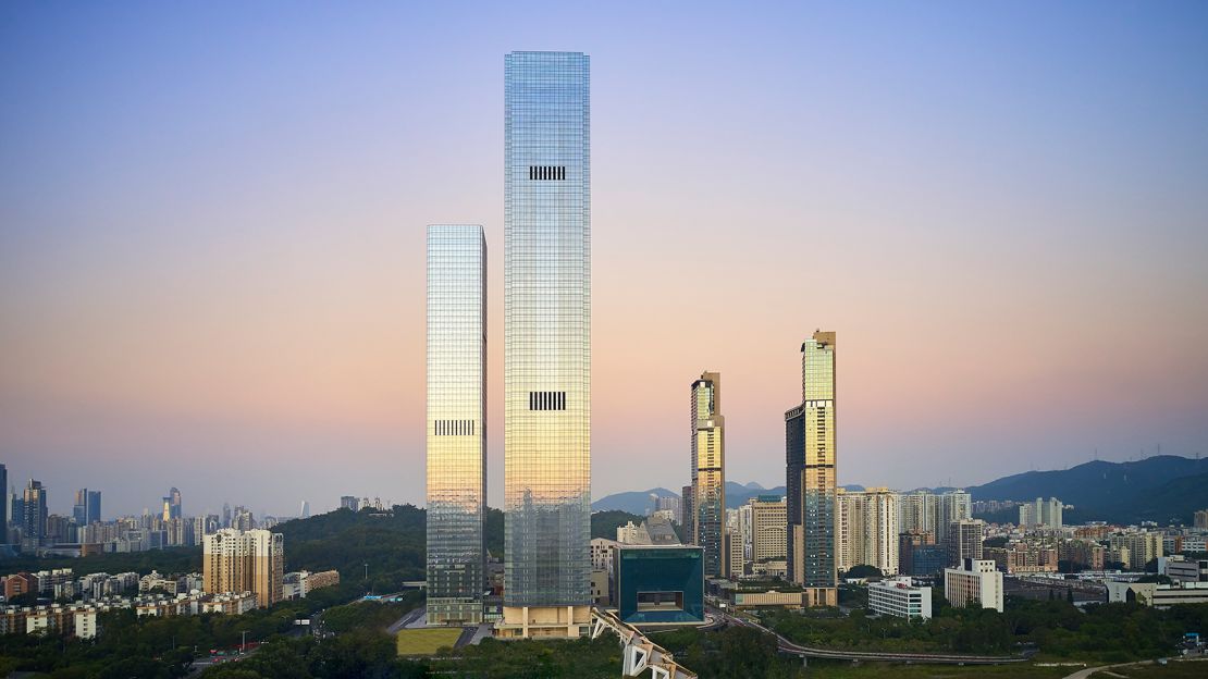 The fifth tallest building of the year, Shum Yip Upperhills Tower 1 in Shenzhen.
