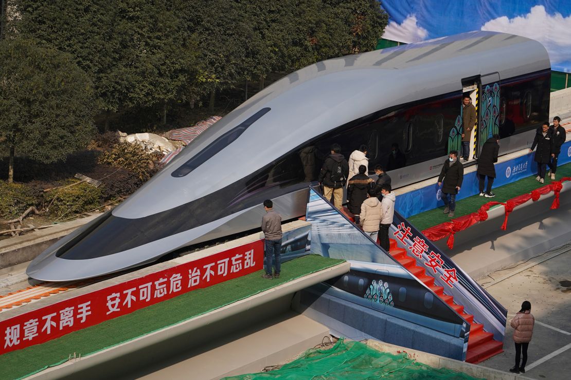 In January, China revealed a prototype for a new high-speed Maglev train that is capable of reaching speeds of 620 kilometers (385 miles) per hour.