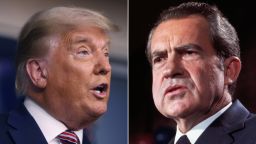 Donald Trump and RIchard Nixon split. 