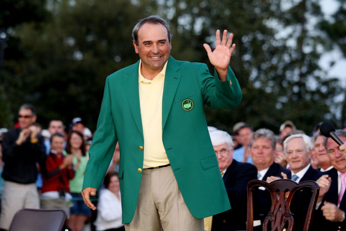 Angel Cabrera won the Masters in 2009.