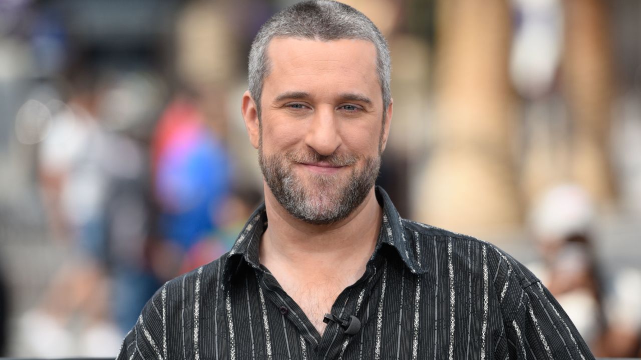 Dustin Diamond, seen here visiting "Extra" at Universal Studios Hollywood on May 16, 2016, in Universal City, California, is undergoing cancer treatment. 