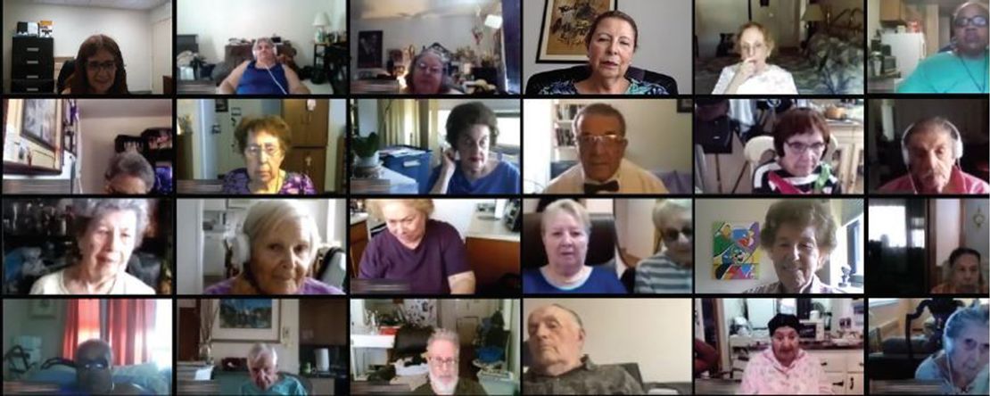 Selfhelp's virtual senior center hosts online classes for older homebound adults to provide mental and emotional wellness. 