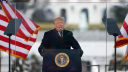  Trump speaks at the "Stop The Steal" Rally on January 06, 2021 in Washington, DC. Trump supporters gathered in the nation's capital to protest the ratification of President-elect Joe Biden's Electoral College victory over President Trump in the 2020 election. 