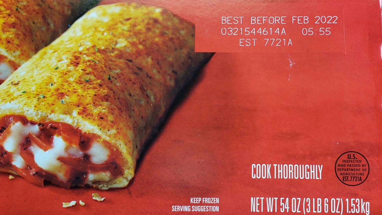 Recalled Hot Pockets have best by date of February 2022.