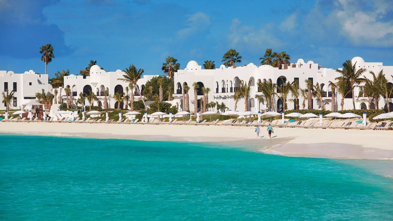 Belmond Cap Juluca is situated on picture-perfect Maundays Bay.