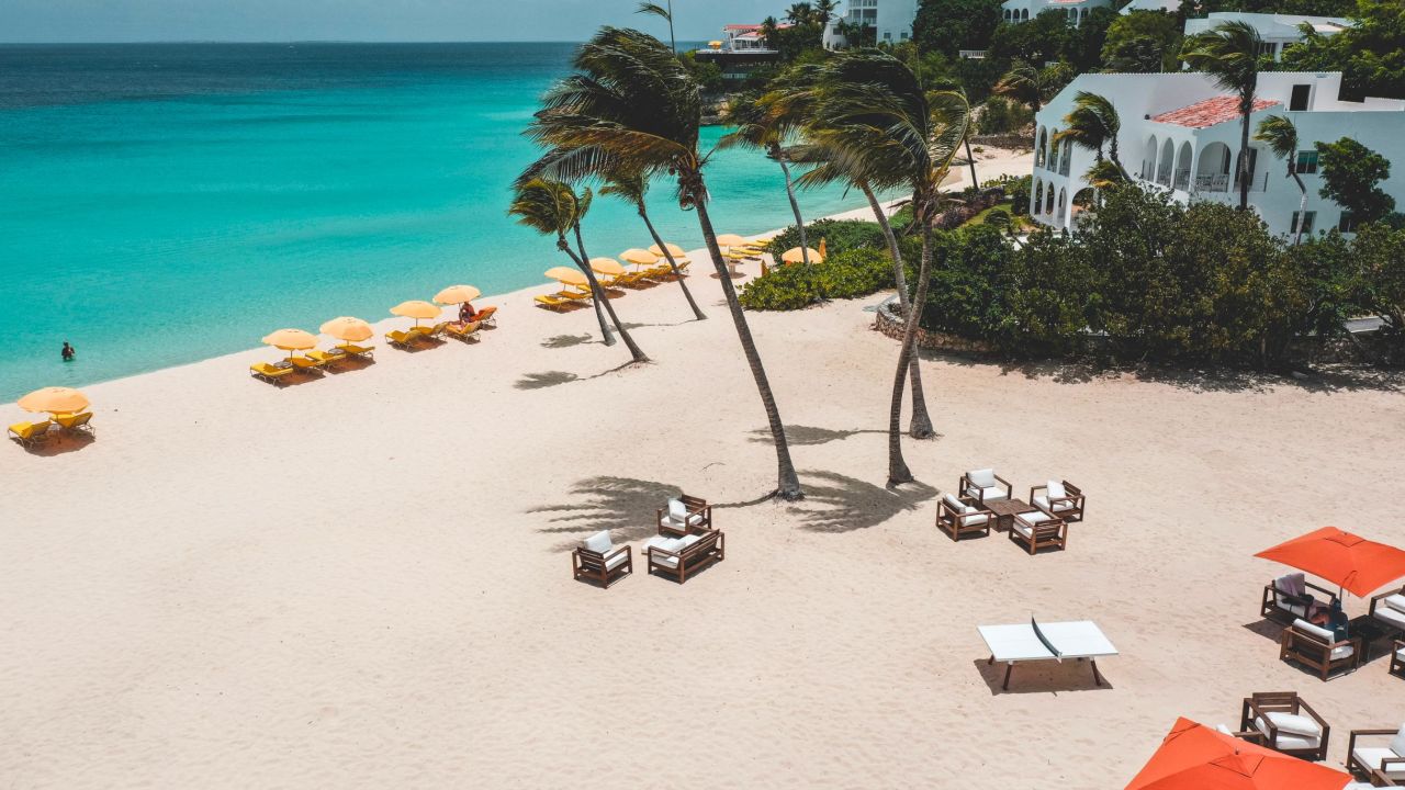 Malliouhana Resort is one of the properties inside Anguilla's "vacation bubble."