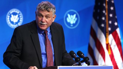 Lander speaks during an announcement on Saturday in Wilmington, Delaware.