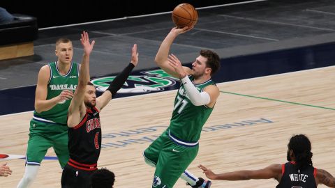 Luka Doncic recorded his 29th tripe-double on Sunday.