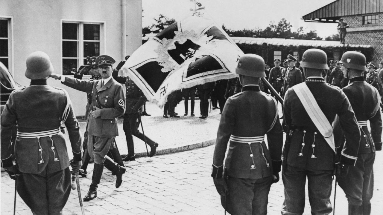 Adolf Hitler visited the German military base at Gross Born in 1938.