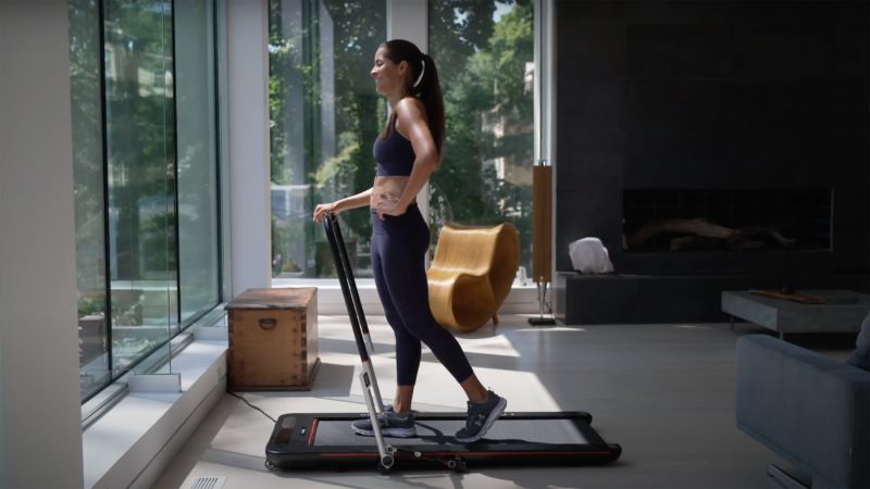 Collapsible treadmill discount