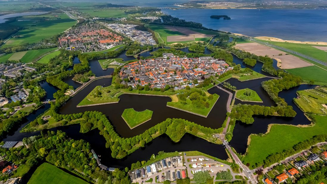 <strong>Naarden:</strong> The Netherlands is a prime destination for those interested in "star city" architecture and Naarden is perhaps the most impressive. 