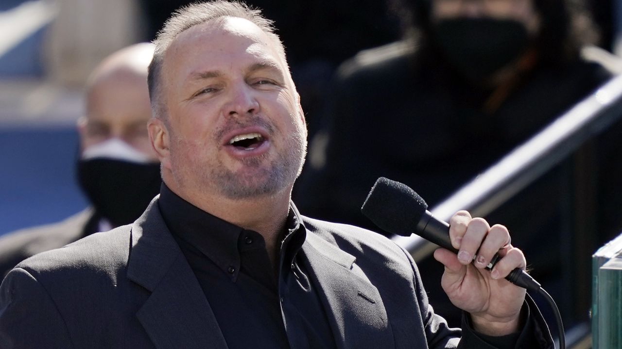 Garth Brooks, seen here performing at the inauguration of U.S. President Joe Biden on the West Front of the U.S. Capitol on January 20, 2021 in Washington, DC, has canceled the next five dates of his stadium tour due to covid.