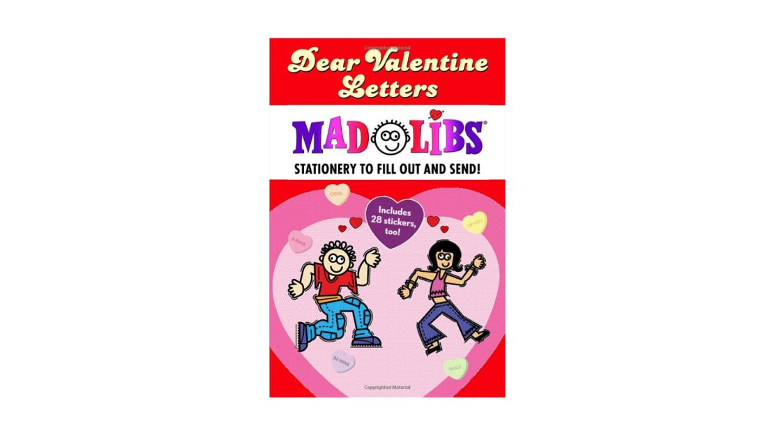 Dear Valentine Letters Mad Libs