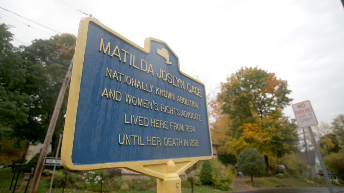 Matilda Joslyn Gage is one of the pioneers of the women's rights movement.