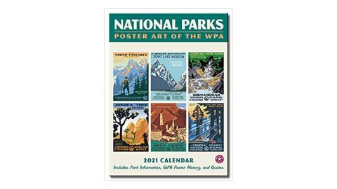 National Parks WPA Wall Calendar 2021