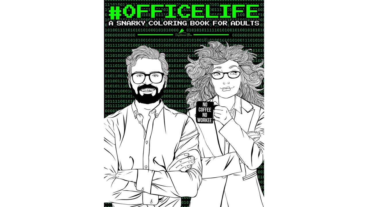 'Office Life: A Snarky Coloring Book for Adults' by Papeterie Bleu