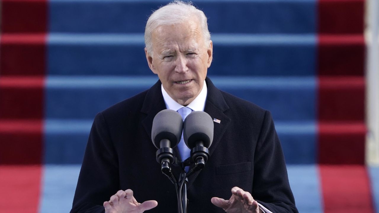 Biden says he will be "a president for all Americans." 