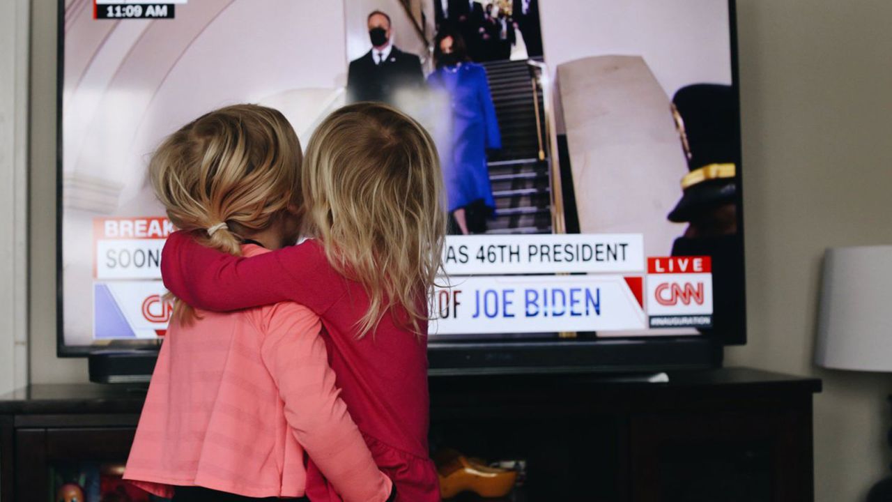 Lynell Miller's daughters learned about grace, hope, and potential as they watched Kamala Harris sworn in.