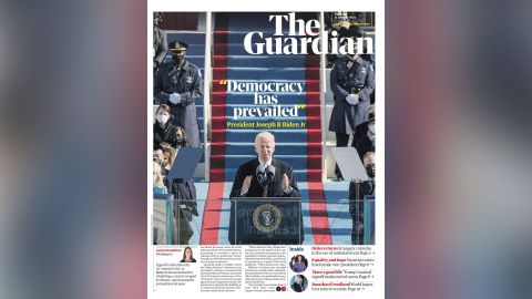 02 inauguration global front pages