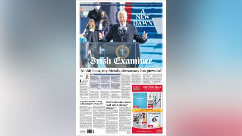 06 inauguration global front pages