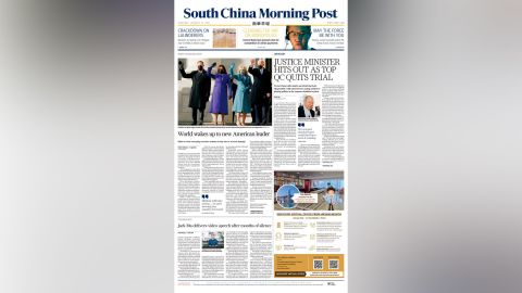 12 inauguration global front pages