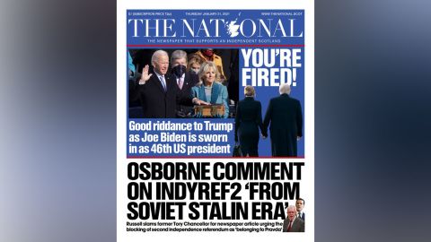 13 inauguration global front pages