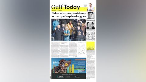 14 inauguration global front pages