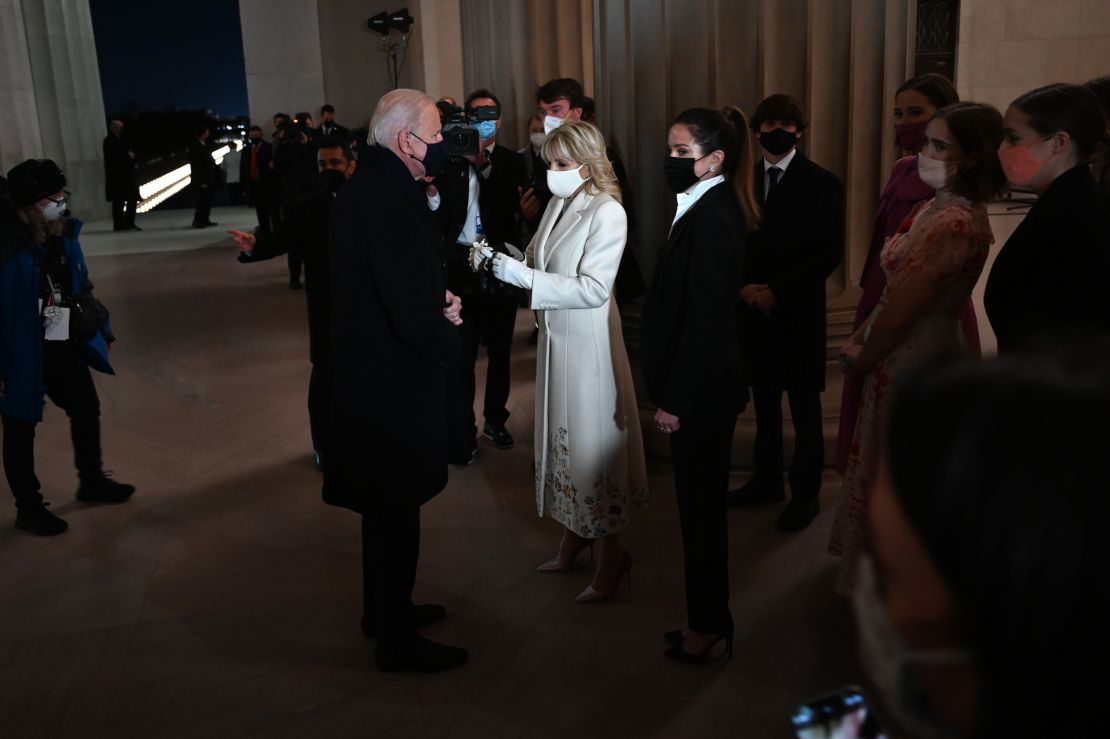 Jill Biden in Gabriela Hearst.