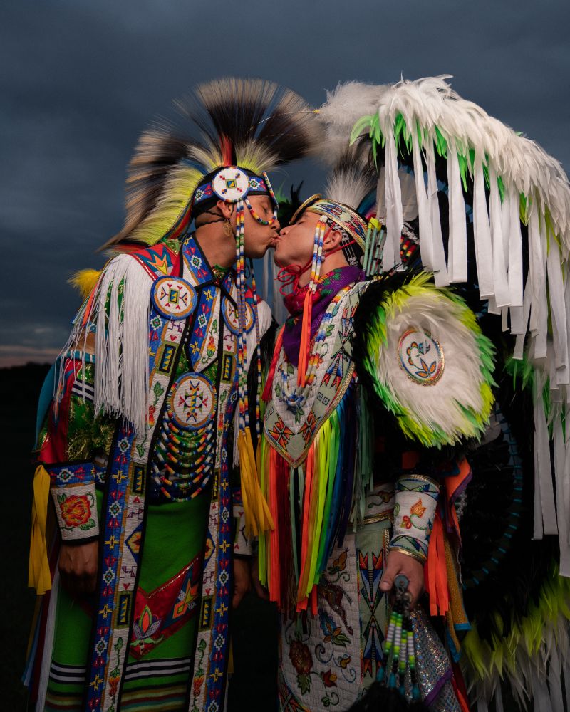 The Native American couple redefining cultural norms -- in photos