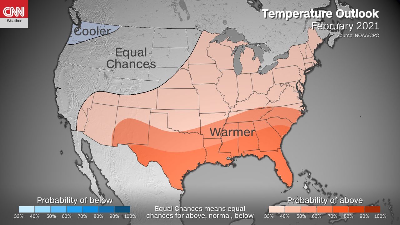 CPC temperature one month outlook 012121