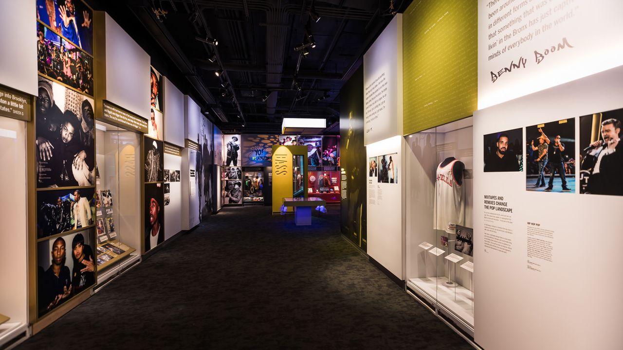 The Message gallery also features artifacts and interactives, such as a rap battle against friends and building your own rap song. 