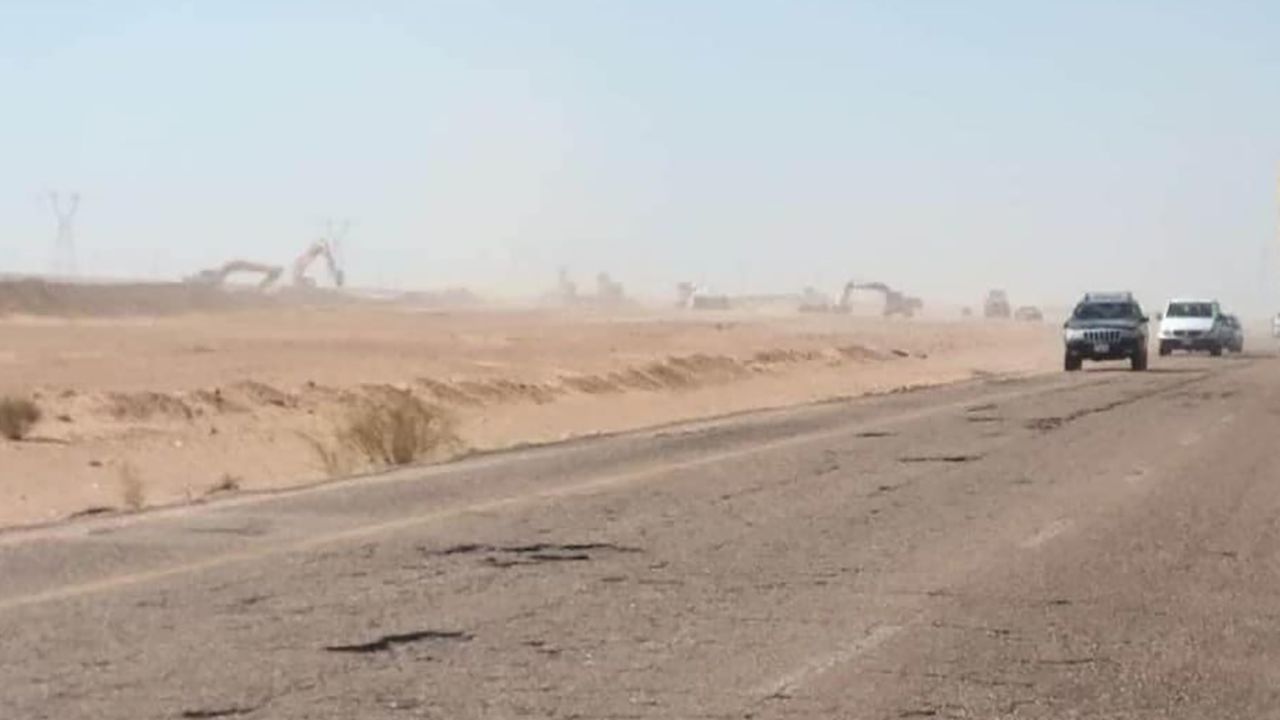 Pictures of the digging of trenches between Sirte and Jufra surfaced in the summer of 2020.  